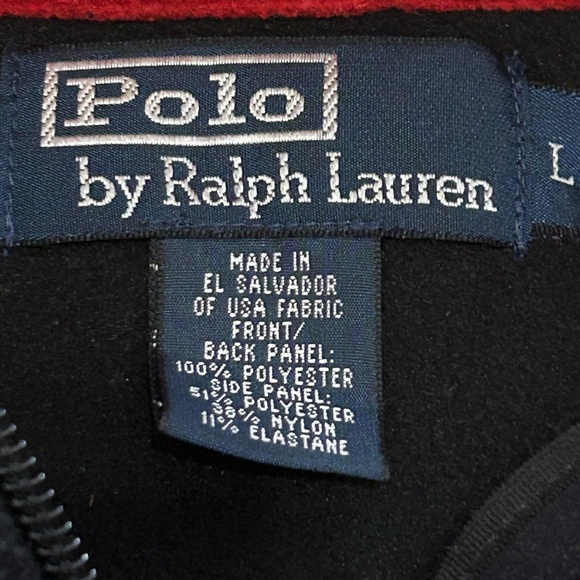 Vintage Polo Ralph Lauren Men’s Large 1/4 Zip Suicide Ski Patch Fleece Pullover - Picture 5 of 8